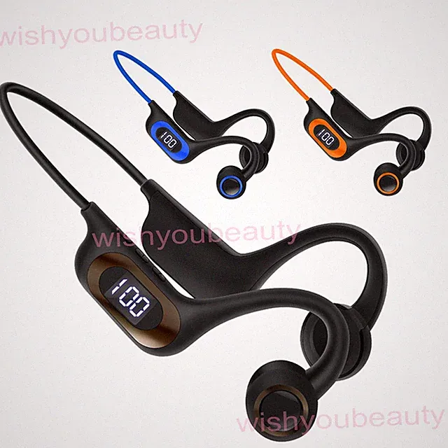 Kabellose Knochenschall Kopfhörer Open Ear Bluetooth 5.3 Sport Wasserdicht