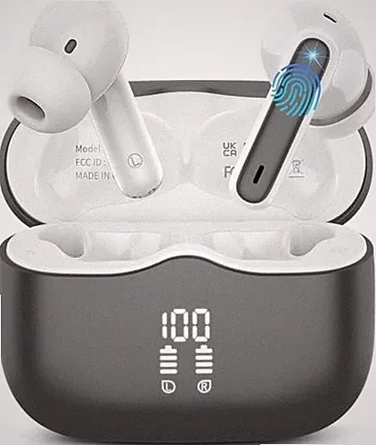 Kabellose Kopfhörer Bluetooth 5.3 In Ear mit 4 Microfone - Led Anzeige