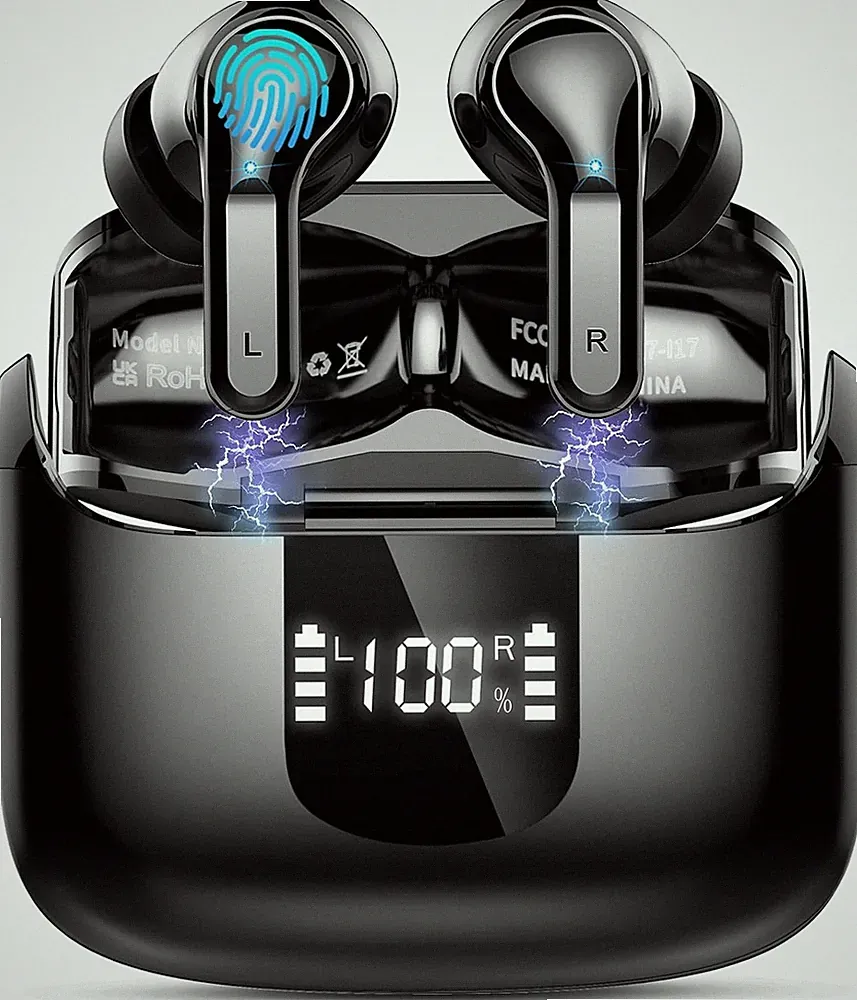 Kabellose Kopfhörer Bluetooth 5.4 6D Stereo In Ear Ohrhörer für Musik Genuss