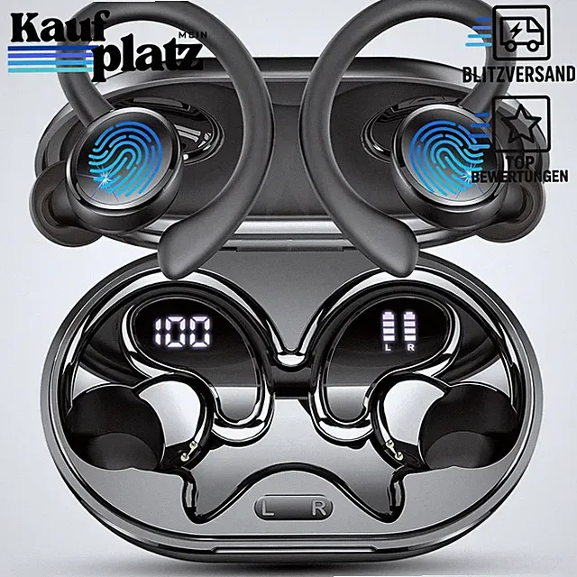 Kabellose Kopfhörer Bluetooth 5.4 HiFi Stereo 50 Std Spielzeit IP7 Wasserdicht