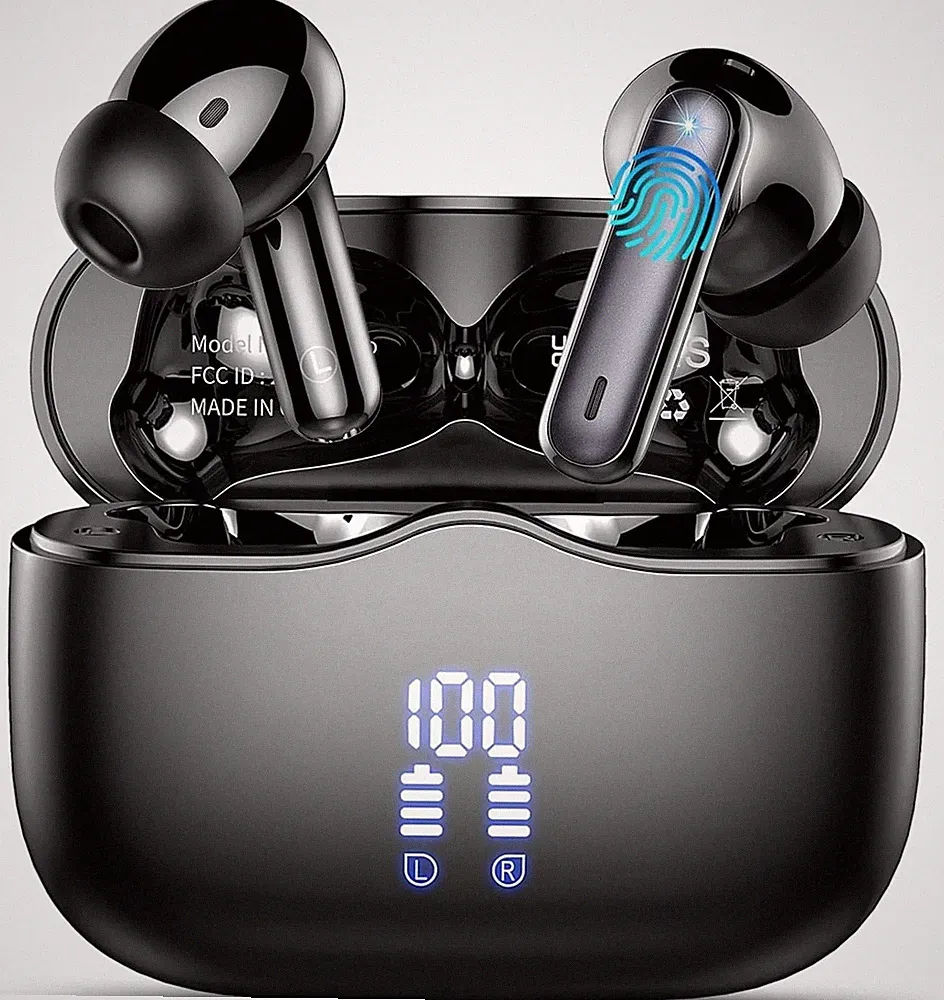 Kabellose Kopfhörer Bluetooth 5.4 In Ear mit 4 ENC Mics, 40h Spielzeit, USB-C