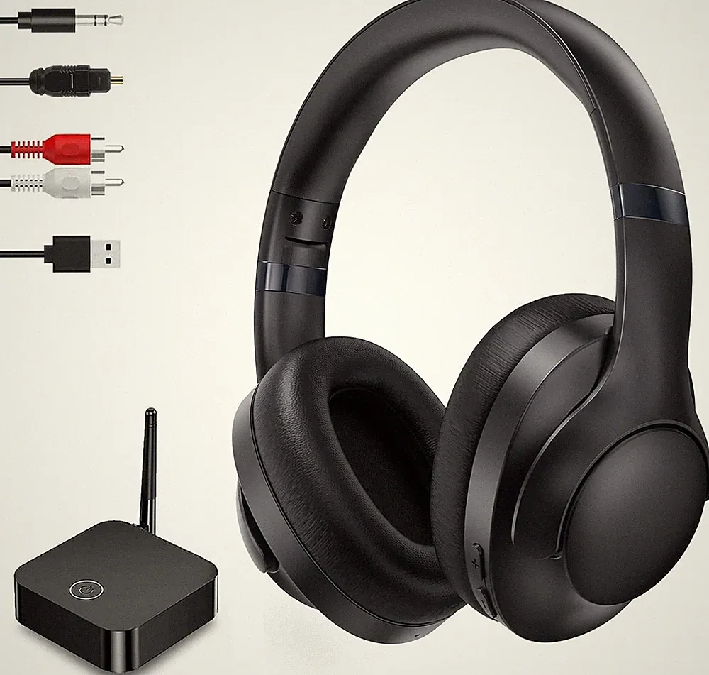 Kabellose Kopfhörer Fernseher Over-Ear 196ft Reichweite HiFi Audio