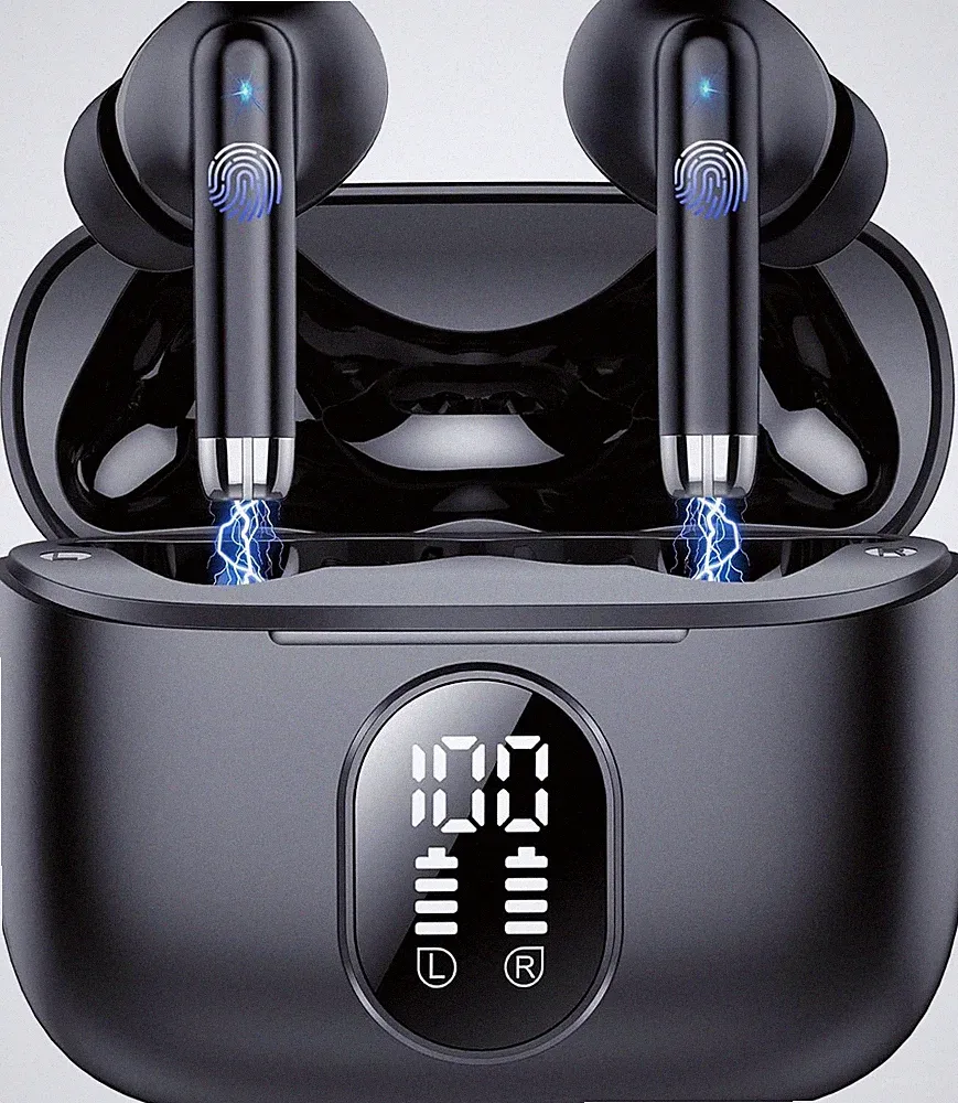 Kabellose Kopfhörer S26 In Ear Bluetooth 5.4 Noise Cancelling 40 Std für