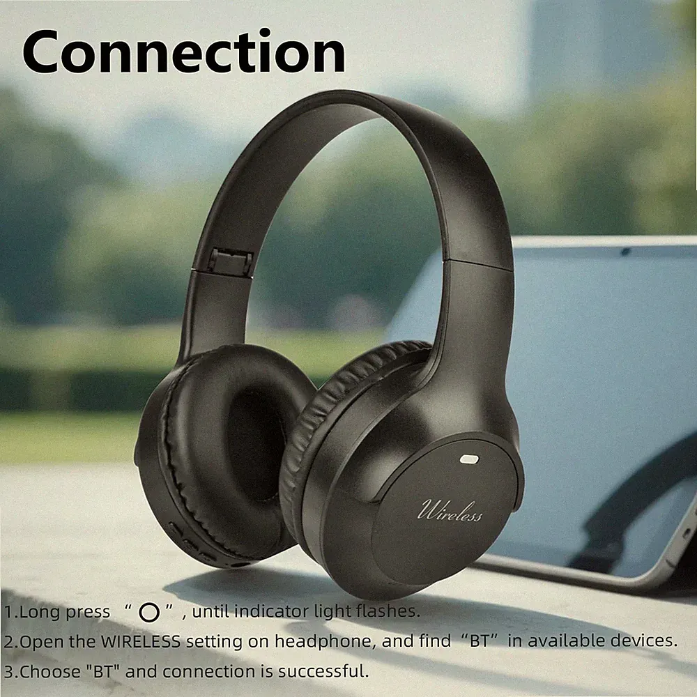 Kabellose On Ear Kopfhörer mit Hi Fi Sound und modernem Design Billig24