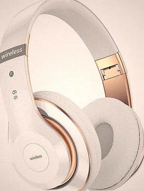 Kabellose Over Ear Kopfhörer Bluetooth 6 EQ Modi 65 Std Akkulaufzeit Schwarz