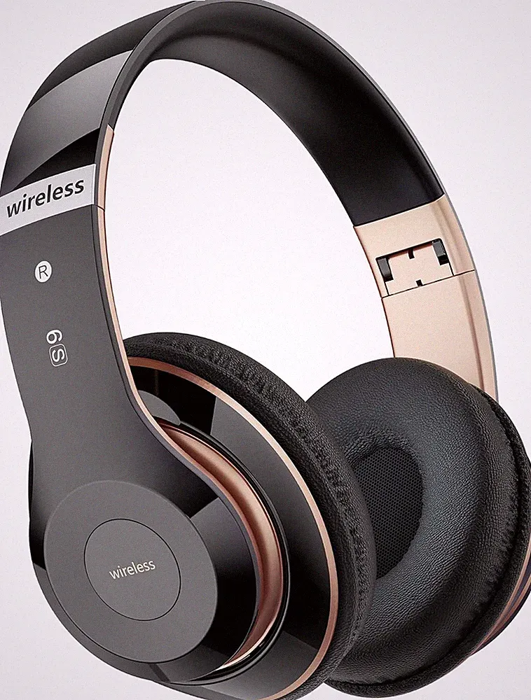 Kabellose Over-Ear Kopfhörer mit 65 Std Akku & 6 EQ-Modi