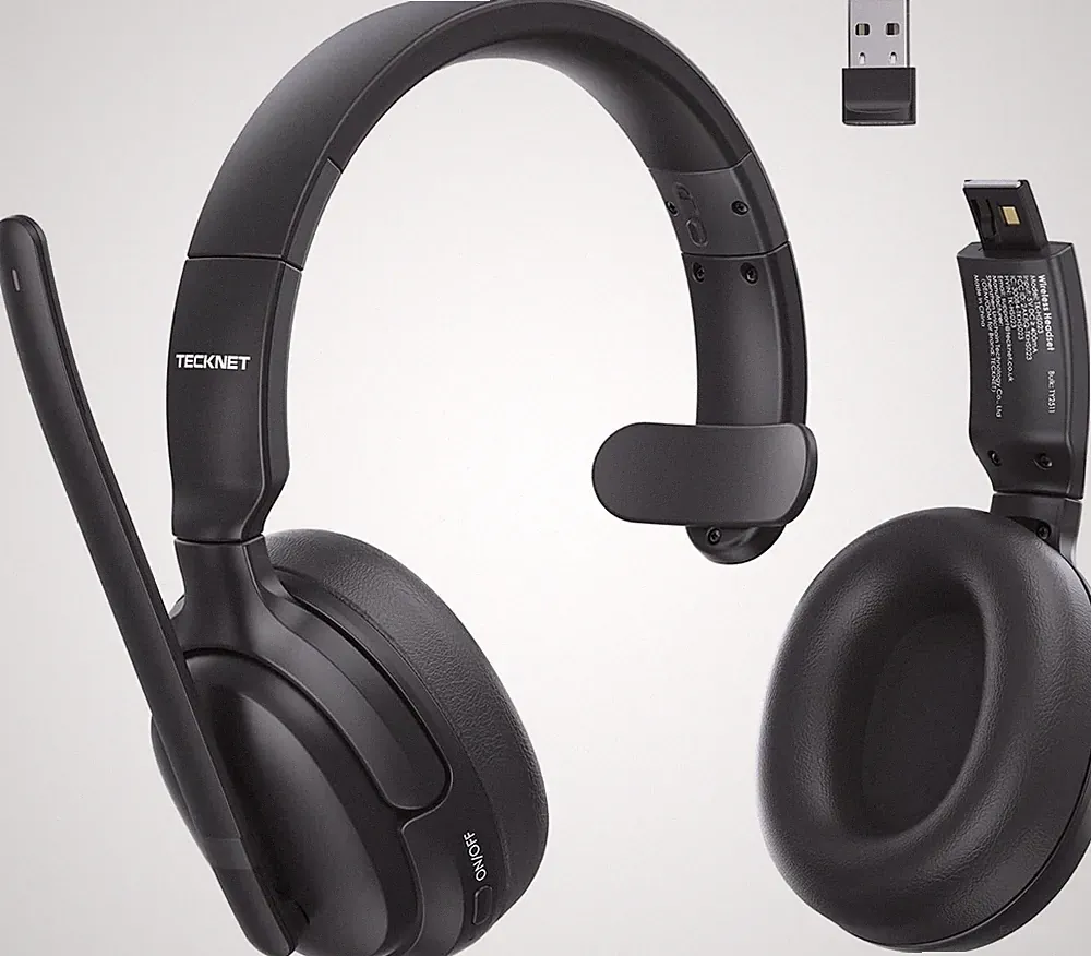 Kabellose Over-Ear Kopfhörer mit ANC, Bluetooth 5.4, 65h Laufzeit