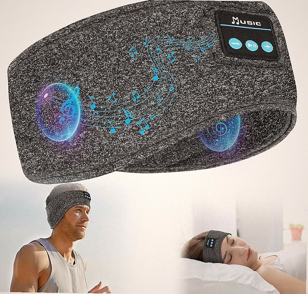 Kabellose Schlafkopfhörer Polyester, Stirnband Bluetooth 10h Akku, Sport & Sc...