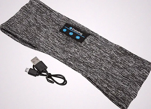 Kabellose Schlafkopfhörer, Ultradünnes Stereo-Bluetooth-Sport-Kopfband für Sc