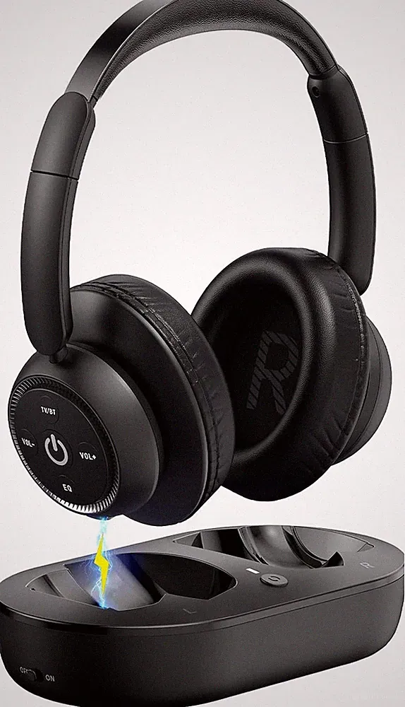 Kabellose TV-Kopfhörer M98A für Senioren – Hohe Lautstärke, Over-Ear Design
