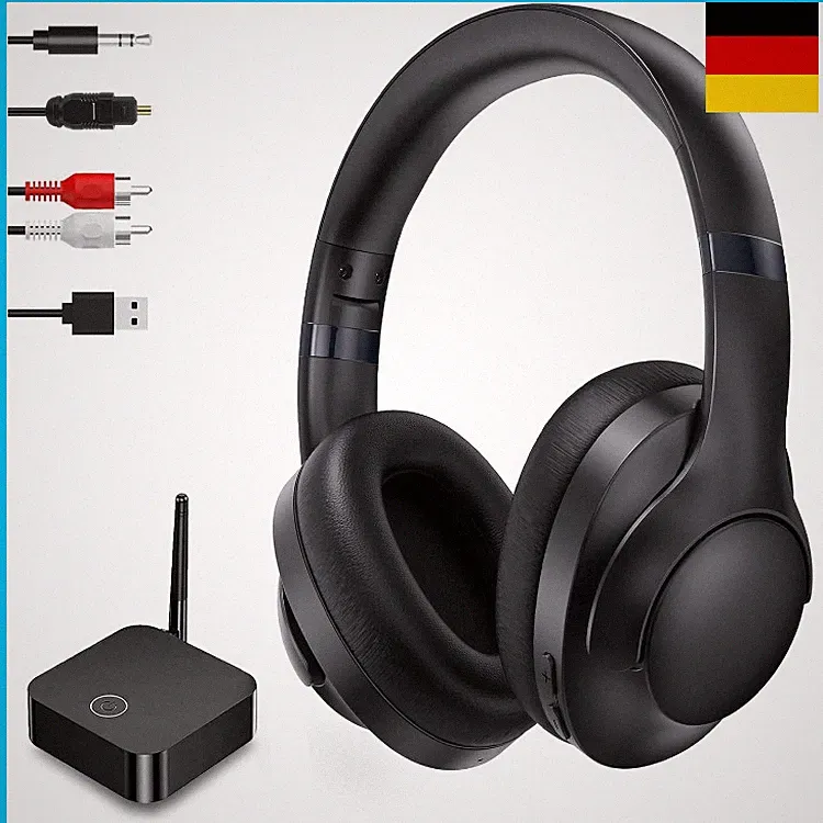Kabellose TV-Kopfhörer Over-Ear Bluetooth 5 Hi-Fi 196ft Reich