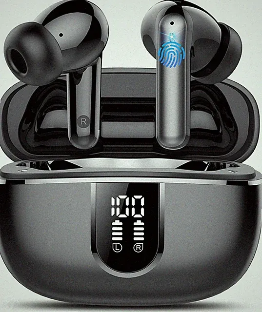Kabelloser Bluetooth 5.4 Kopfhörer In Ear LED Bass