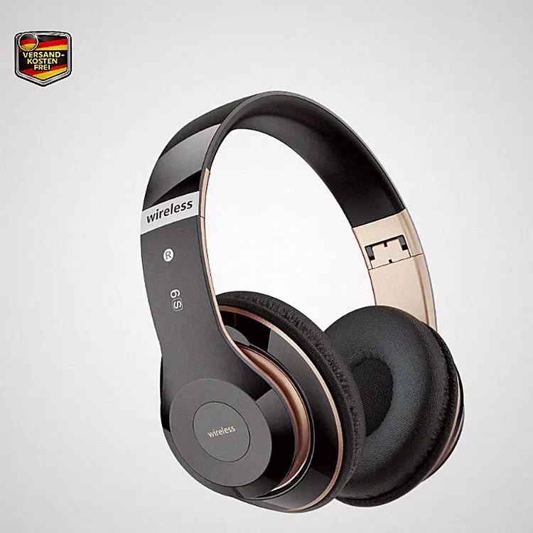 Kabelloser Kopfhörer Bluetooth 65 Std Over Ear 6 EQ Modi HD Mikrofon