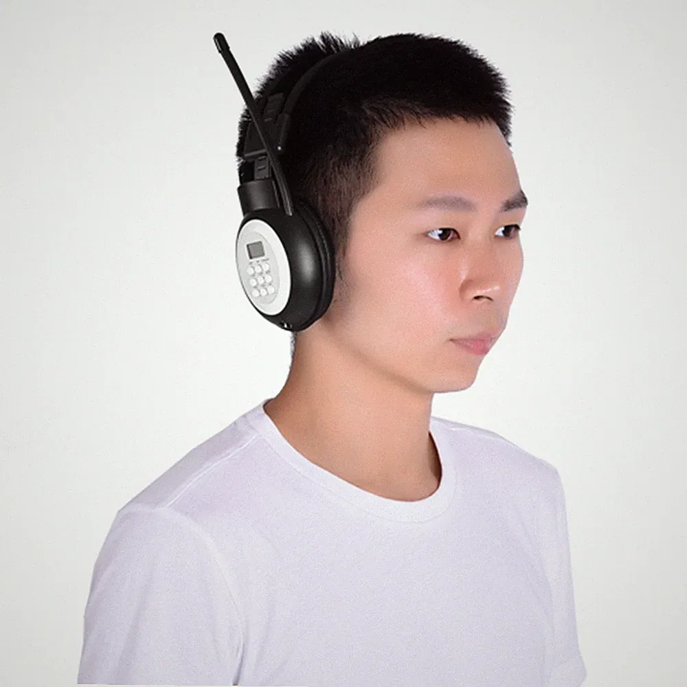 Kabelloser Over-Ear-Kopfhörer Mit Geräuschunterdrückung HiFi-Headset FM-Radio Un