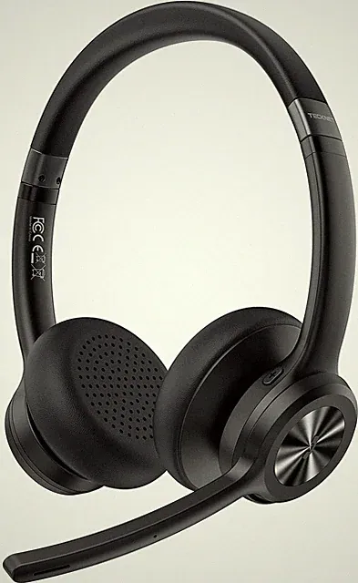 Kabelloses Headset mit Mikrofon – Geräuschunterdrückung, Bluetooth