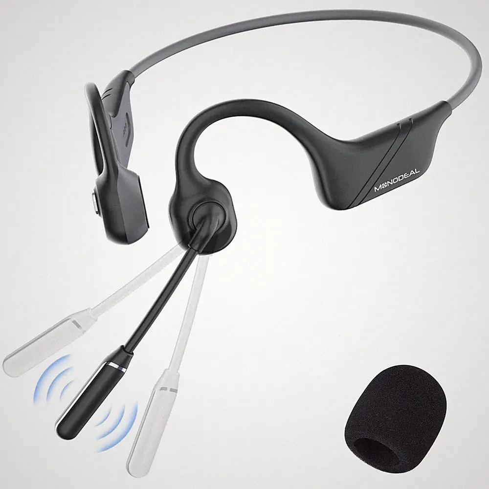 Kabelloses KnochenschallHeadset mit Mikrofon für professionelles BüroMeeting