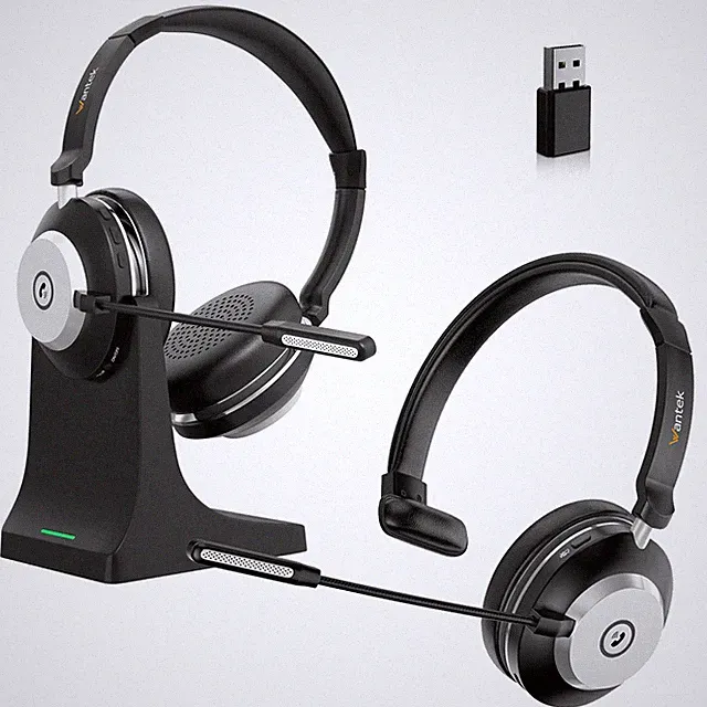 Kabelloses Kopfhörer mit Mikrofon USB-Dongle Bluetooth Headset für PC/Handys
