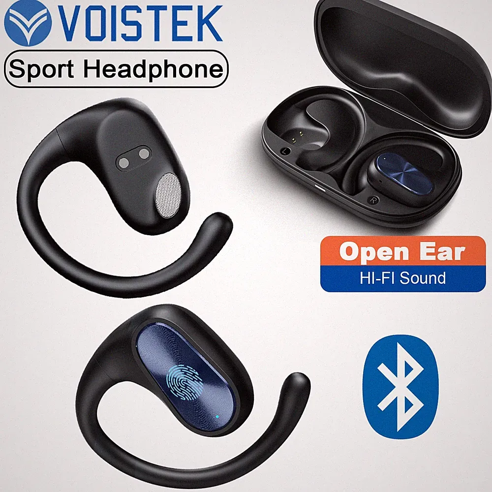 Kabelloses Offene Kopfhörer mit Ohrbügel Bluetooth 3D Sound TWS Sportkopfhörer
