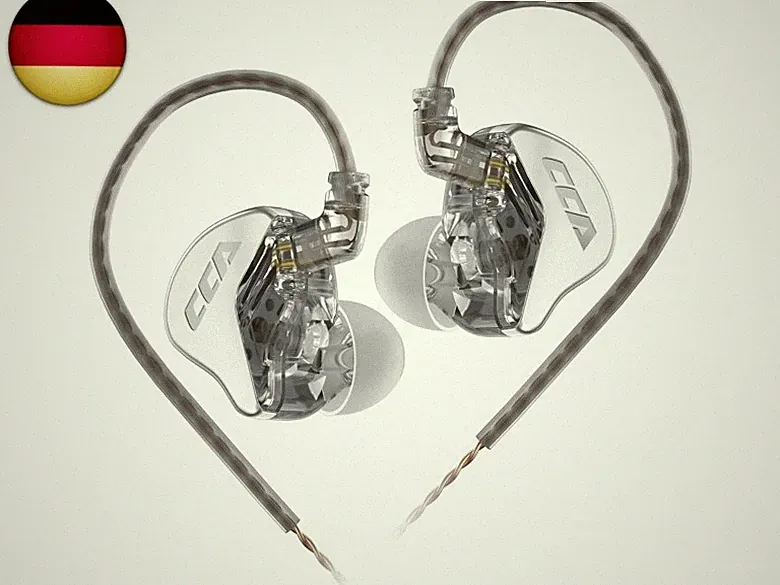 Keephifi CCA CRA IEM Kopfhörer In Ear Monitor,3,8 ? Ultradünner Membran In Ear M