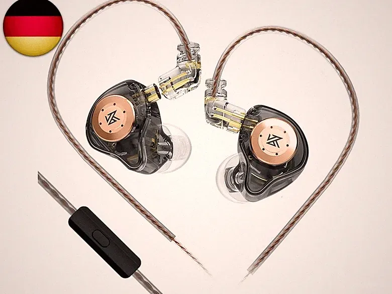 keephifi KZ EDX Pro In Ear Monitor mit Mikrofon, kabelgebunden