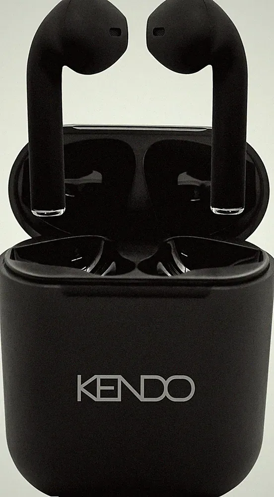 Kendo TWS 24EXSW Bluetooth Kopfhörer Schwarz Touch Steuerung 2.5 Std Wiedergabe