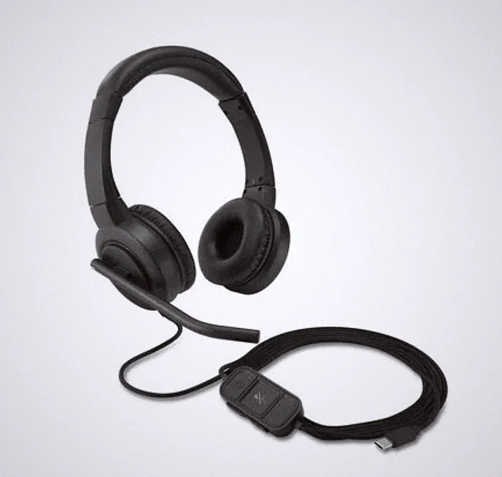 Kensington H1000 Kopfhörer USB-C On Ear Headset HD Audio Mit Mikrofon Komfort