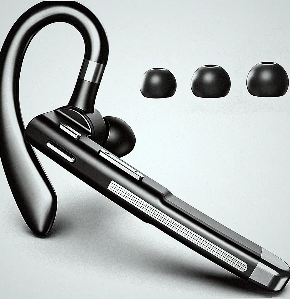 Ki Übersetzer Kopfhörer Bluetooth 6.1 In-Ear 98 Sprachen Touchscreen Schwarz