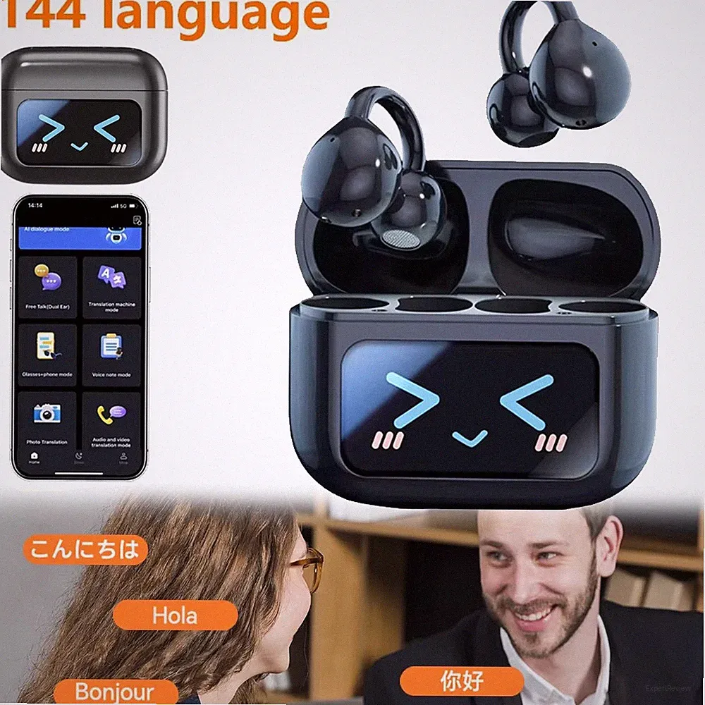 Ki Übersetzer Kopfhörer Bluetooth kabellose Kopfhörer Übersetzungskopfhörer