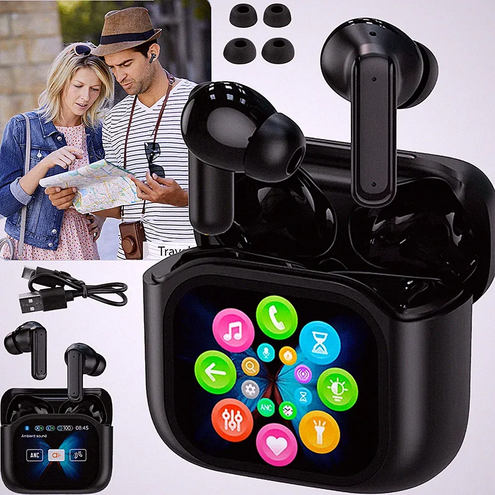 Ki Übersetzer Kopfhörer In Ear Kopfhörer Bluetooth 5.3 Übersetzer Kopfhörer