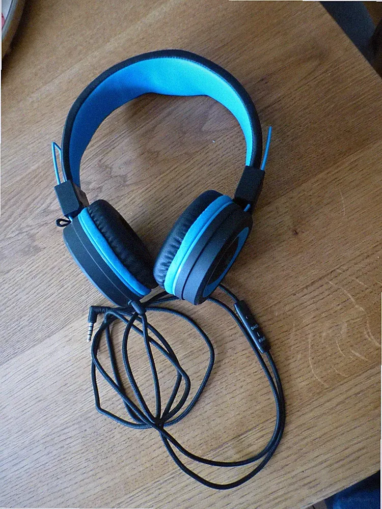 Kids Kopfhörer für Kinder in Grau On Ear Kopfhörer (mit Dezibelbegrenzung)