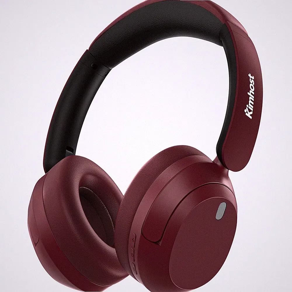Kimhost Over-Ear-Kopfhörer mit aktiver GÜ Faltbar HiFi Sound Bluetooth Headphone