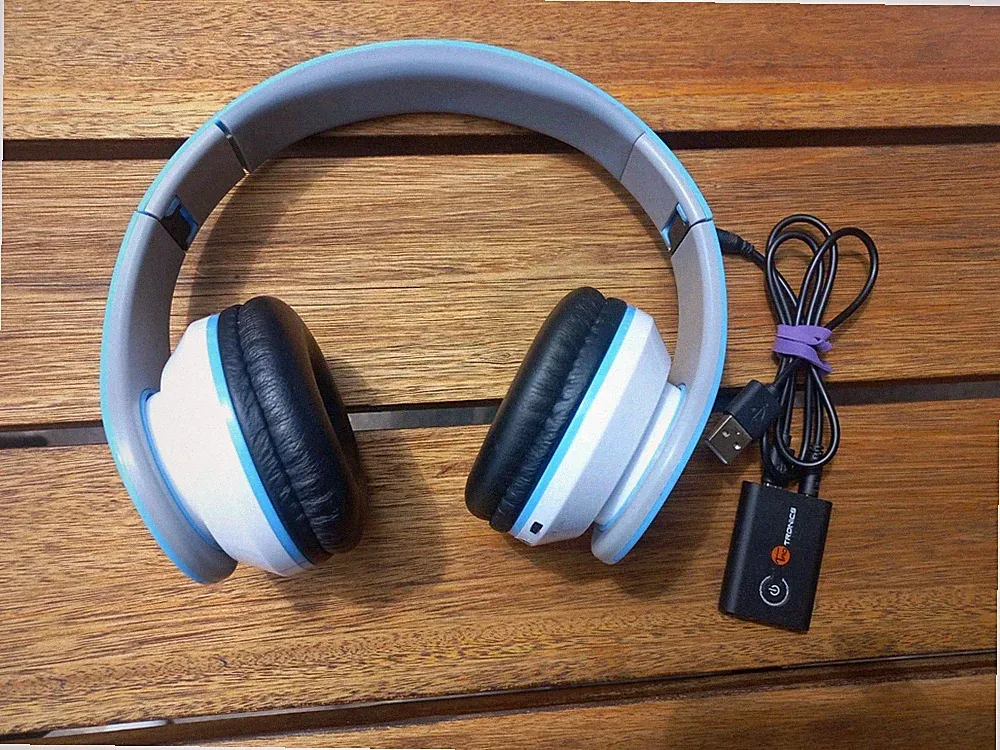 Kinder Bluetooth Kopfhörer Buds mit TaoTronics Bluetooth-Adapter TT-BA07