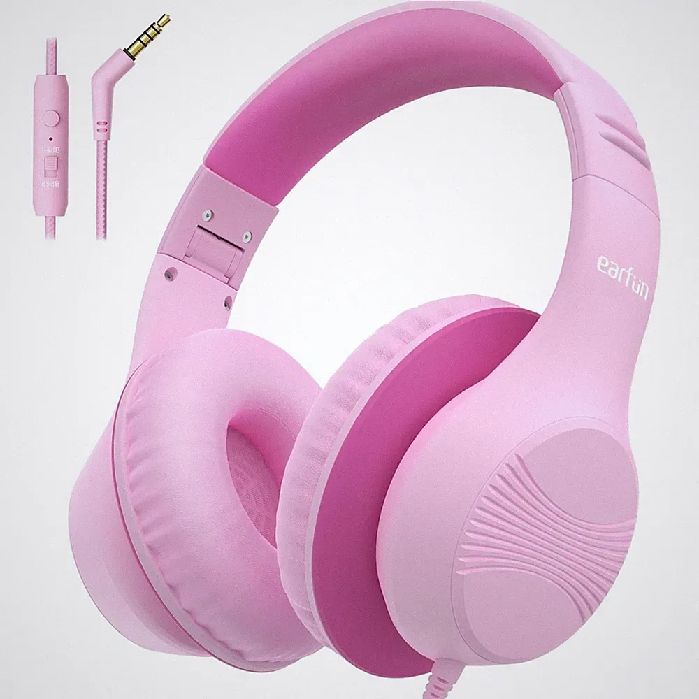 Kinder Kopfhörer Kabel Over-Ear 85/94dB Lautstärkebegrenzer faltbar