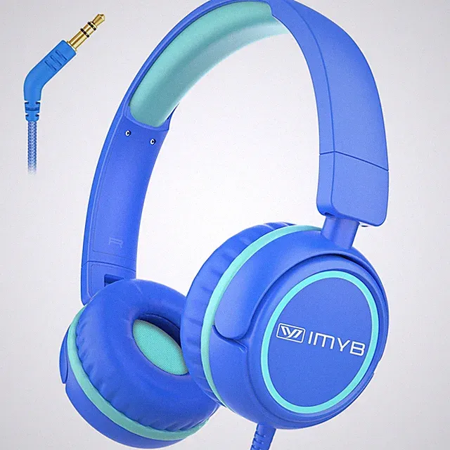 Kinder kopfhörer, Kopfhörer für Kinder mit Kabel, faltbar, Stereo Sound, Sich...