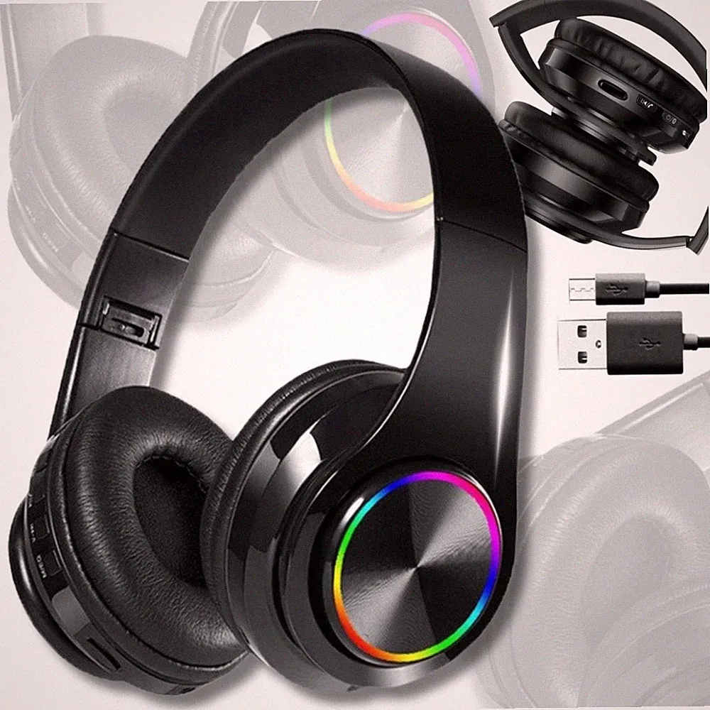 Kinder Over-Ear Bluetooth Kopfhörer RGB ANC