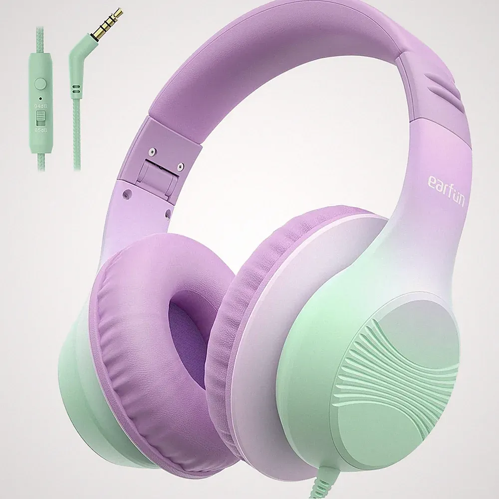 Kinderkopfhörer EarFun Over-Ear HiFi Klang HD-Mikrofon 85 94dB
