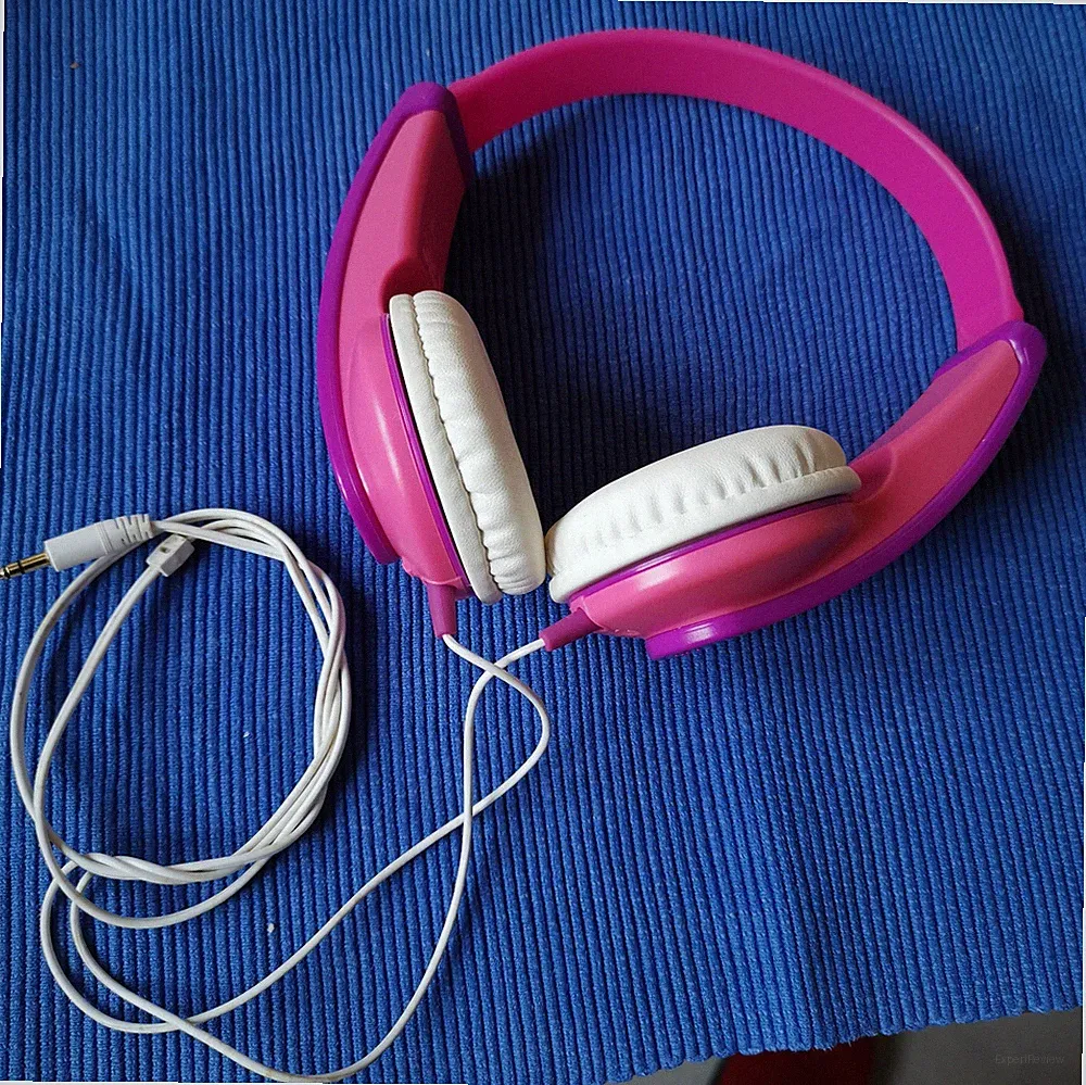 Kindgerechter Markenkopfhörer von JVC in Pink