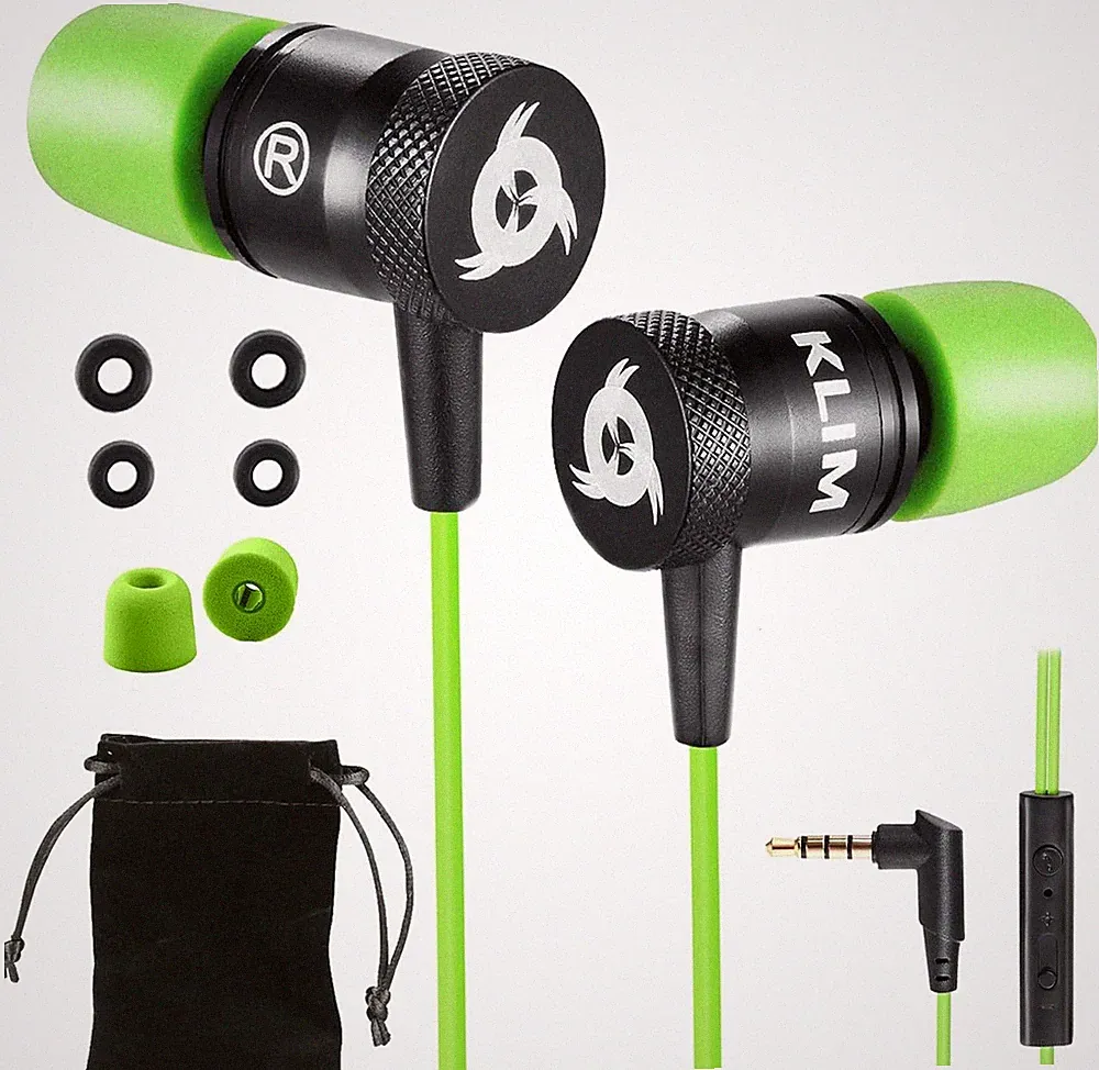 KLIM Fusion In-Ear Kopfhörer 3,5 mm Klinke Memory Foam