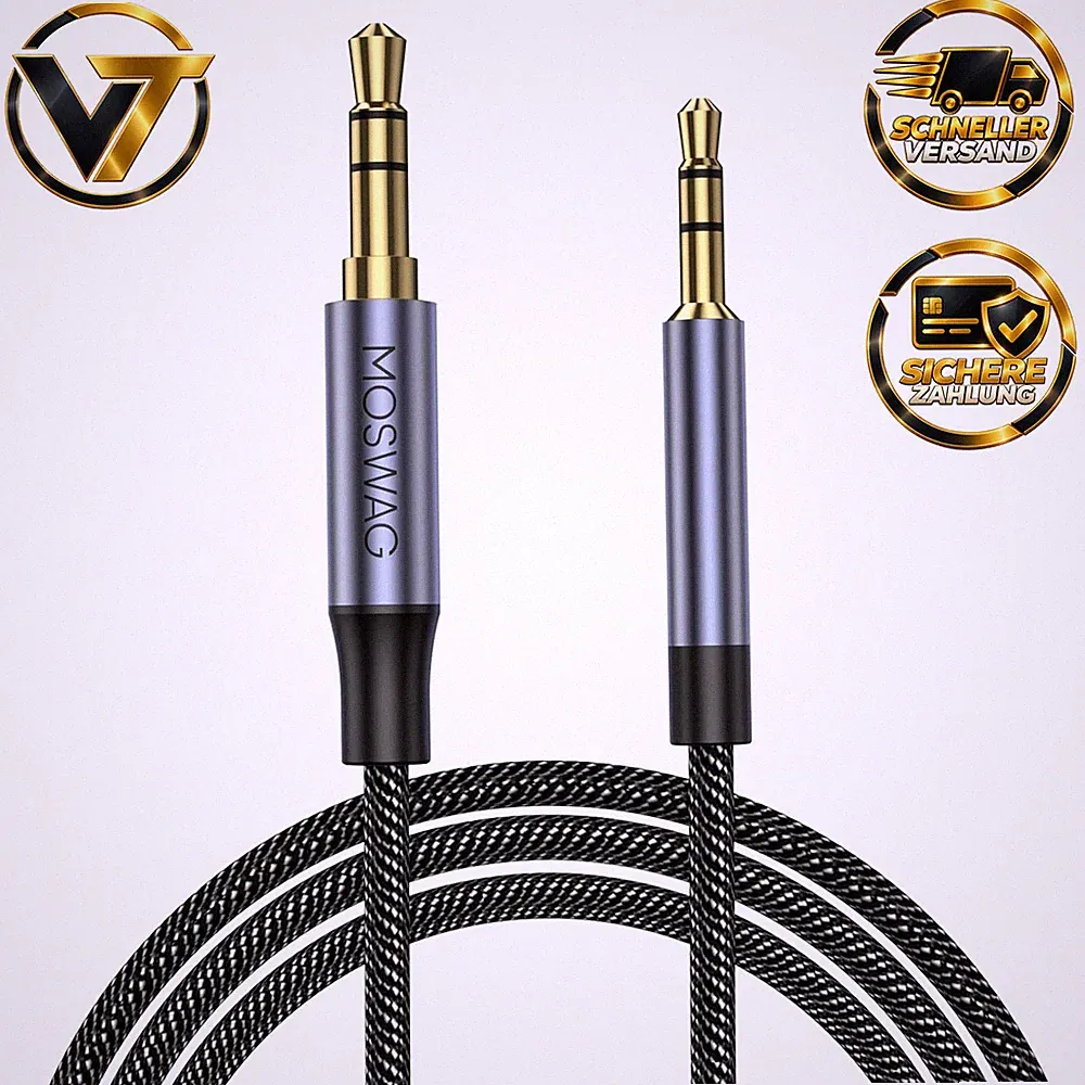 Klinke 3,5 mm auf 2,5 mm Audiokabel Stereo 2m männlich Kopfhörer Kabel