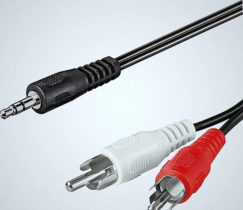 Klinke Cinch Kabel AUX Audio 3,5mm Stecker Stereo Kopfhörer Klinkenkabel RCA