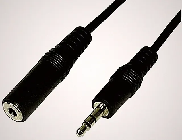 Klinke Kabel Klinken Verlängerung AUX 3,5mm 20m Mikrofon Kopfhörer Stecker /Bu ✨
