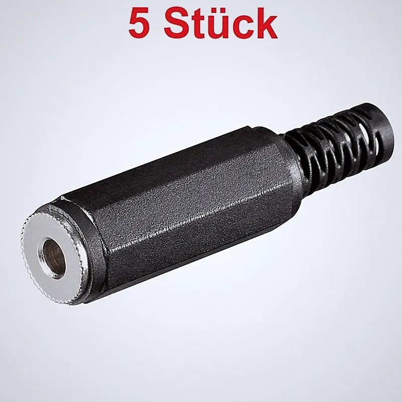 Klinke Kupplung Buchse weiblich 2,5mm Stereo Audio Kopfhörer Stecker Lötversion