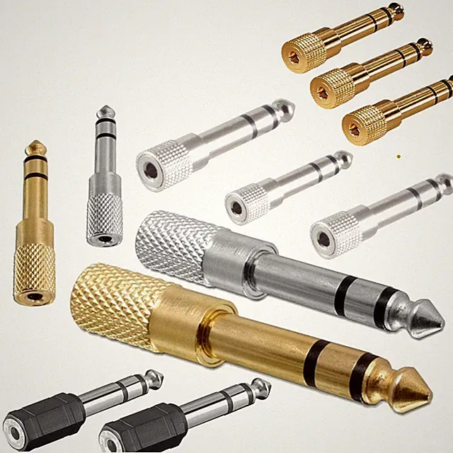 Klinken Adapter 3,5mm Buchse an 6,3mm Klinke Stecker Kopfhörer Kupplung Stereo