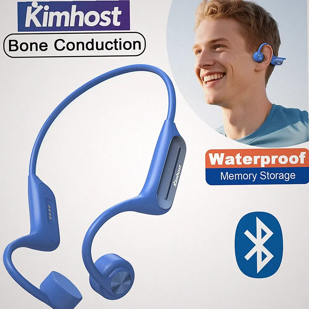 Knochenschall Headphone Bluetooth mit MP3-player IP68 Wasserdicht Sportkopfhörer