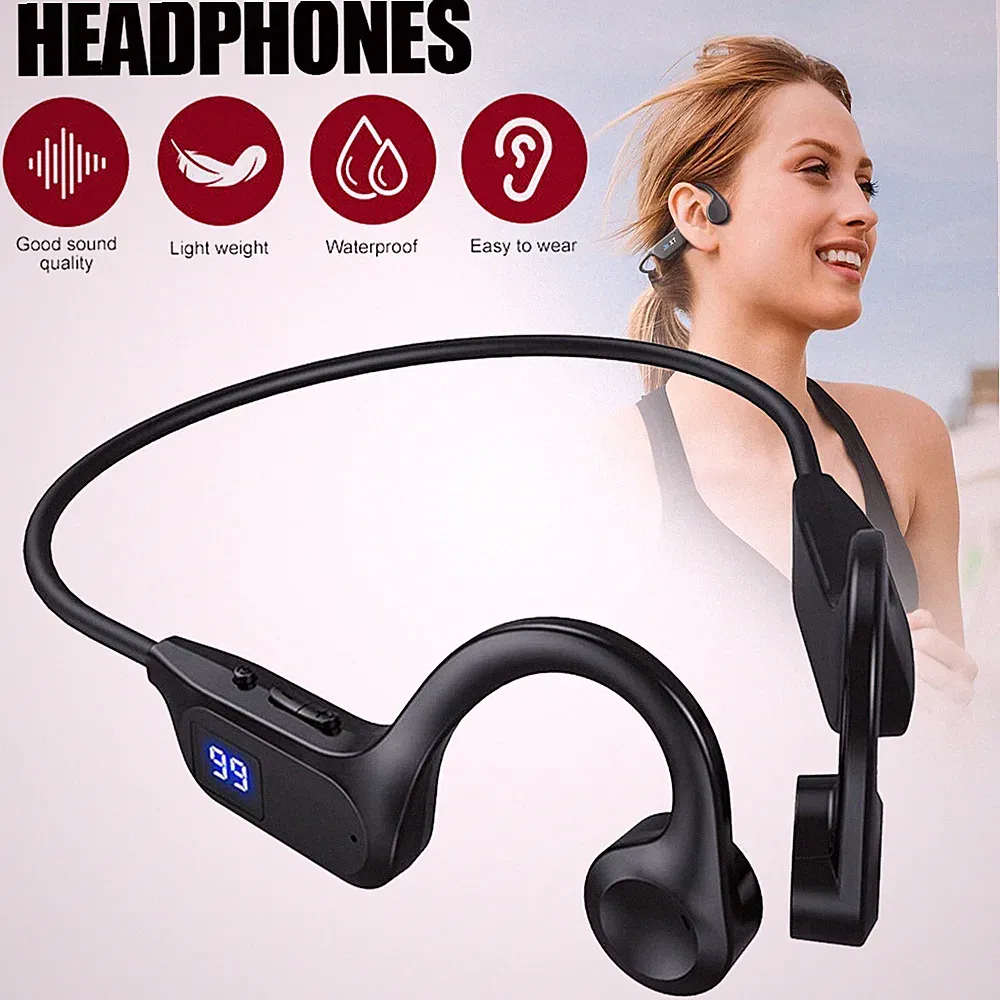 Knochenschall Kabellose Kopfhörer Bluetooth Headphones Wireless Earbuds Headset