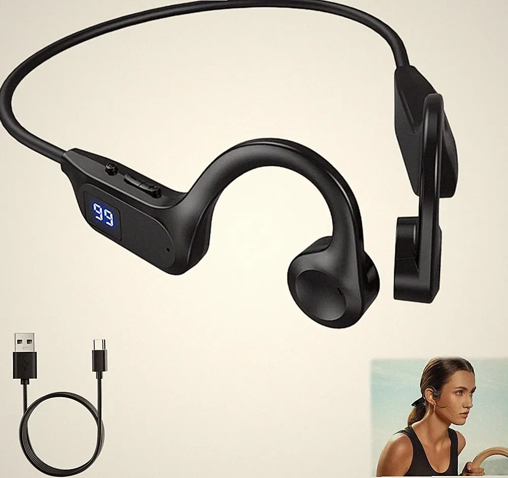 Knochenschall Kopfhörer Bluetooth 5.2 Open Ear Kabellos