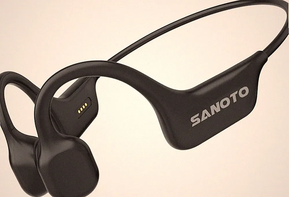 Knochenschall Kopfhörer Bluetooth 5,3 wasserdicht Sport offenes Ohr Laufen Rad