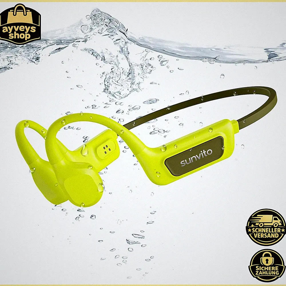 Knochenschall Kopfhörer Bluetooth 6.0 IP68 Wasserdicht 8G Speicher