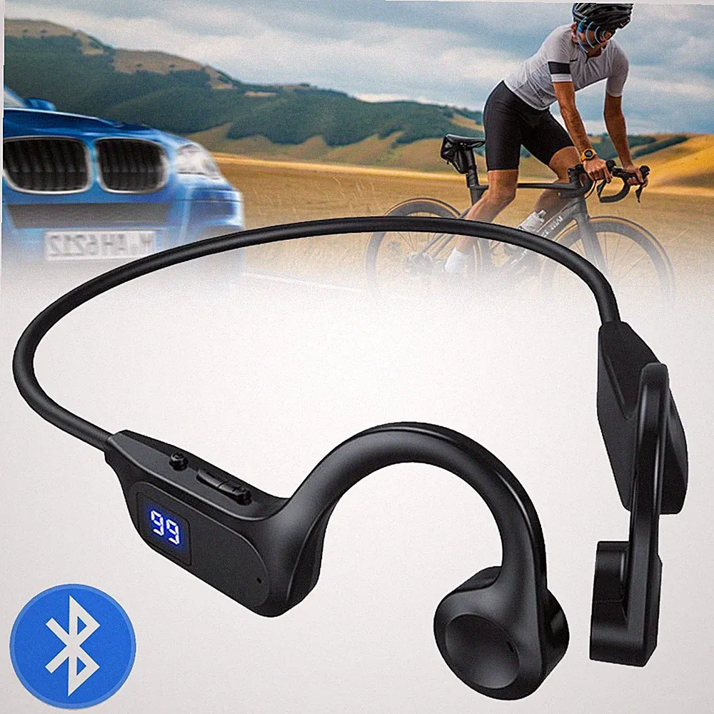 Knochenschall Kopfhörer Bluetooth Kopfhörer Kabellos Sport Open Ear Kopfhörer