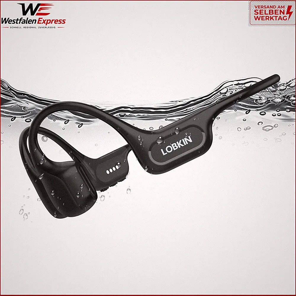 Knochenschall Kopfhörer Bluetooth Open Ear Kabellos Wasserdicht Sport Fitness